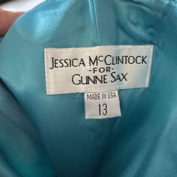 Jessica‎ McClintock Green Strapless Prom Dress - Picture 3 of 10